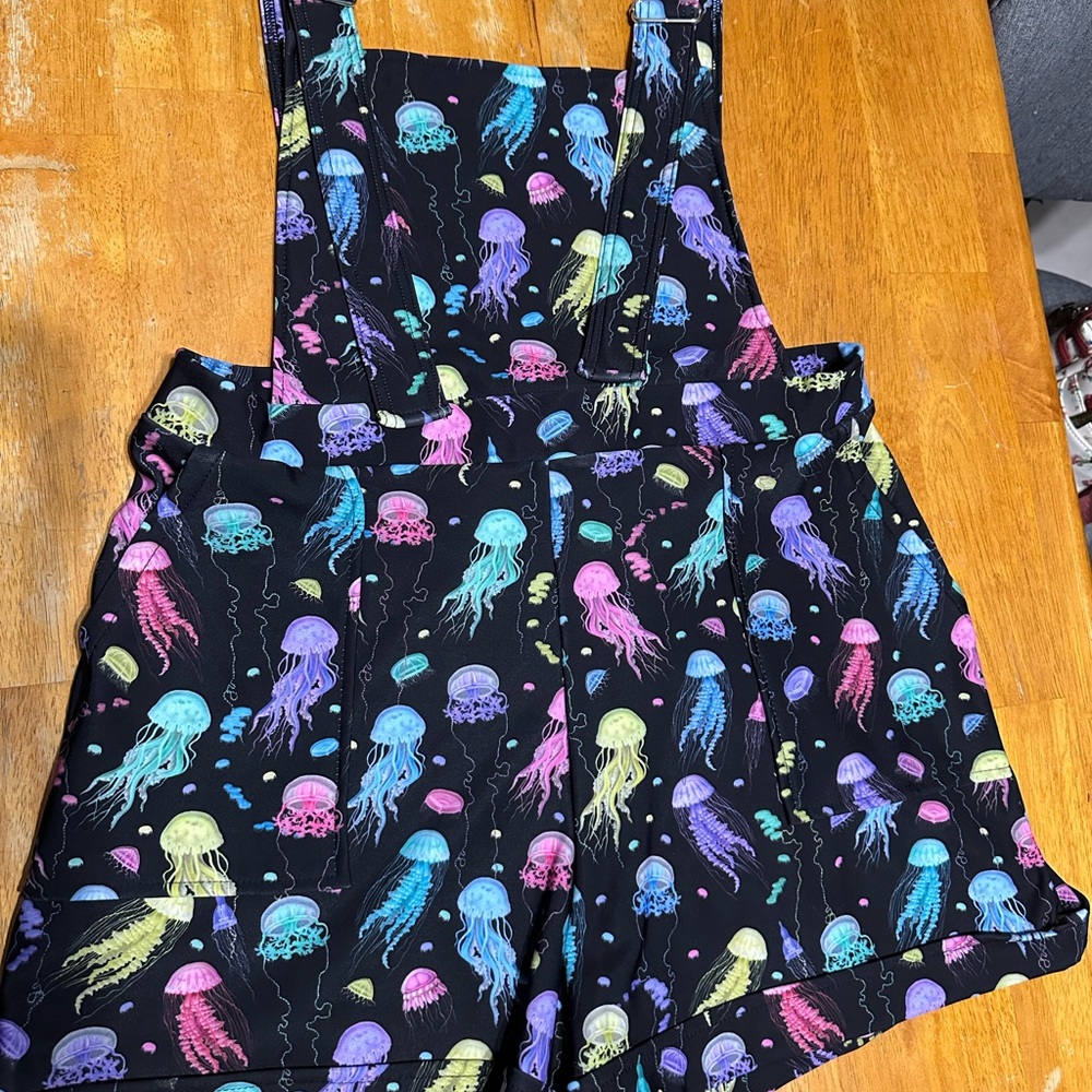 Blackmilk Jellyfish Print Overalls